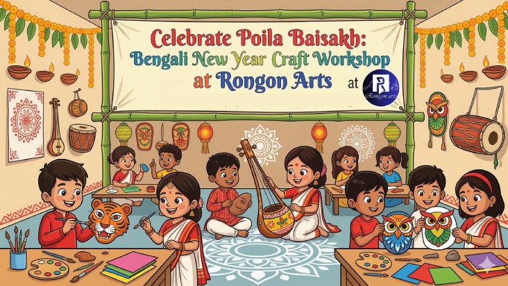 Celebrate Poila Baisakh: Bengali New Year Craft Workshop at Rongon Arts