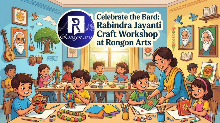 2026 Rabindra Jayanti Art and Craft Workshop at Jadavpur