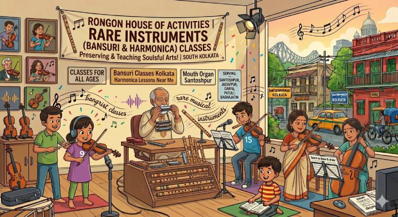 Mout organ and bansoori class Rongon South kolkata