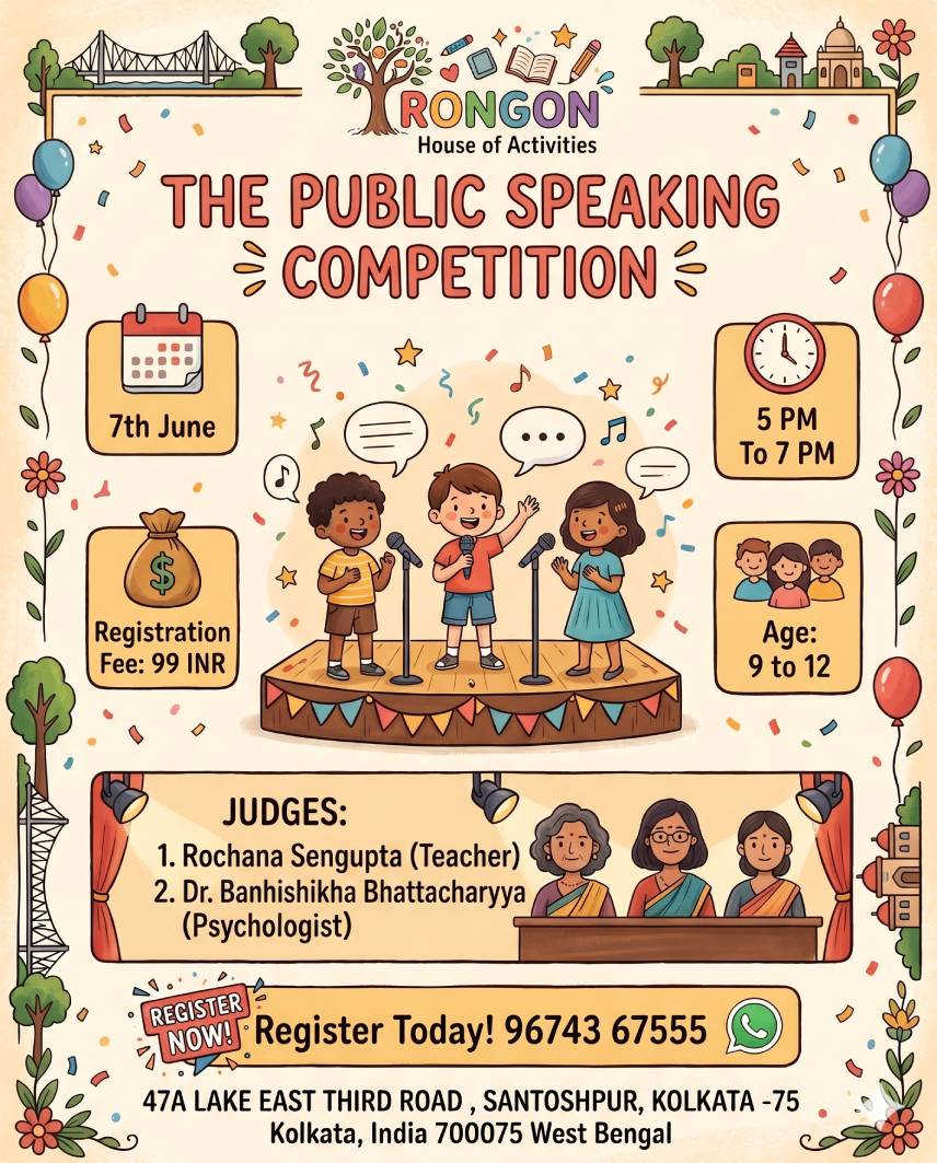 Public Speaking Competition for Kids Kolkata
