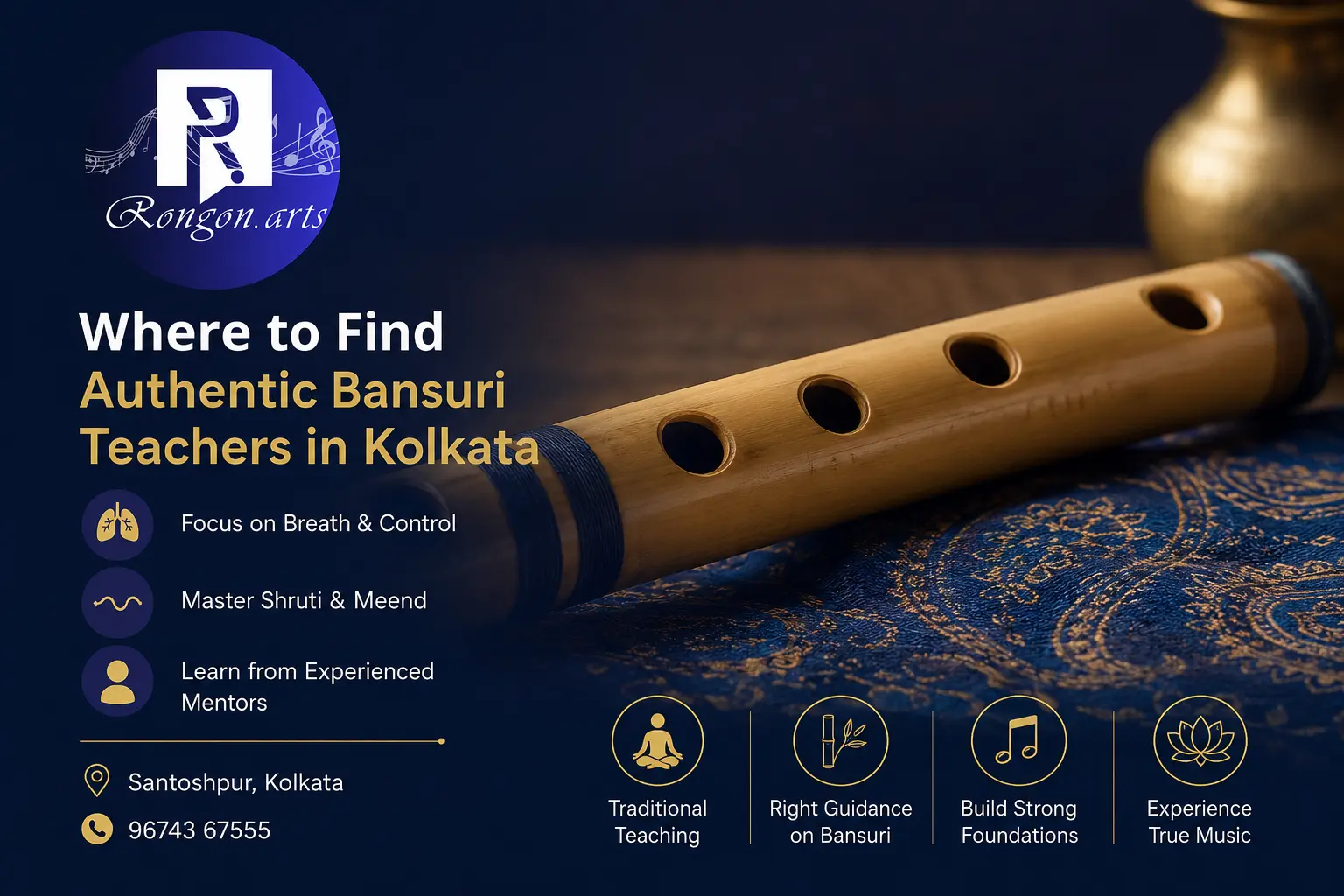 Authentic Bansuri (Bamboo Flute) Teachers in Kolkata